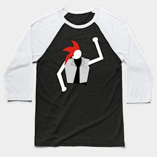 Red Punk Baseball T-Shirt